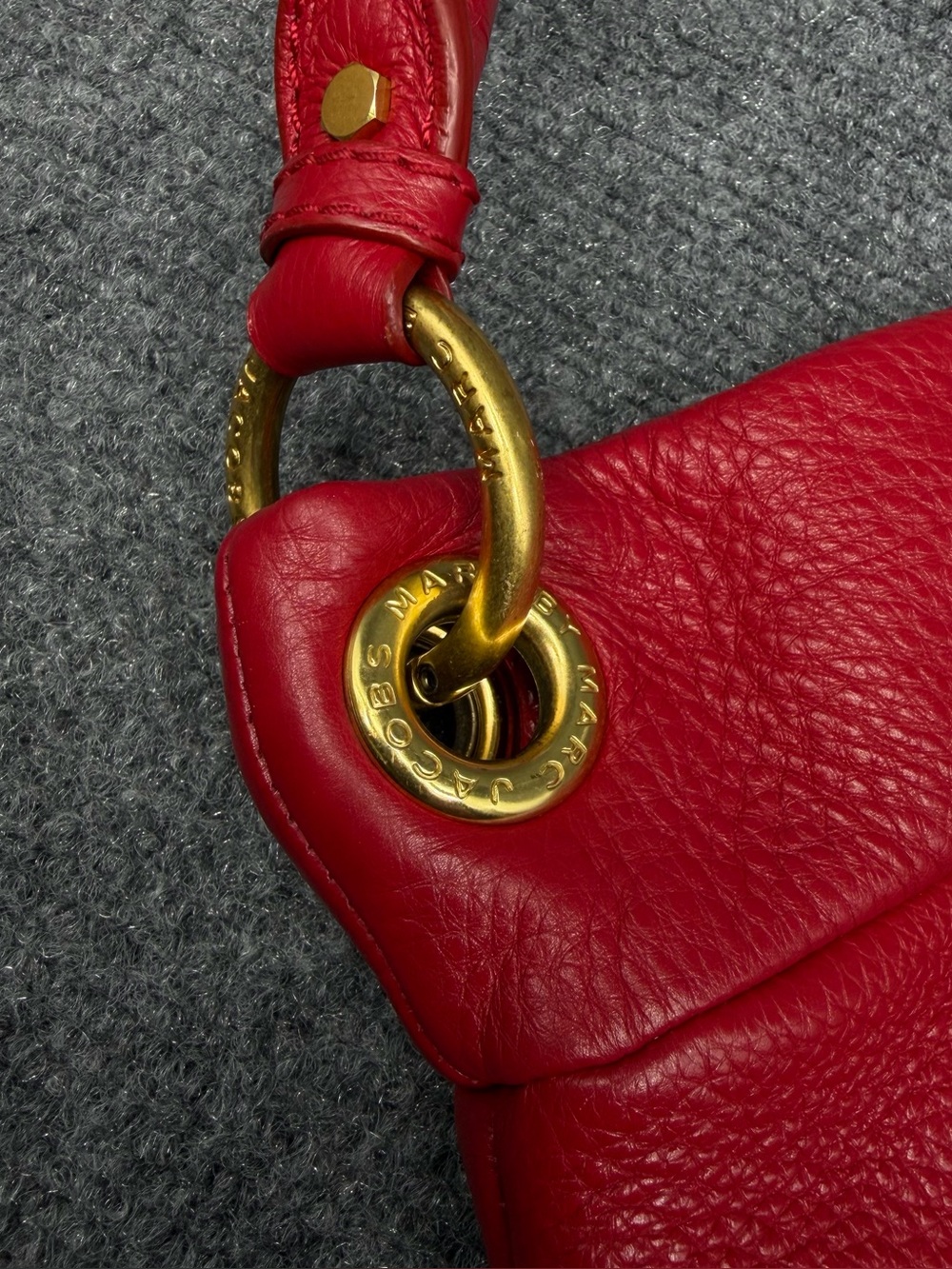 MARC JACOBS Classic Q Hiller Bag Bright Red - Picture 5 of 15